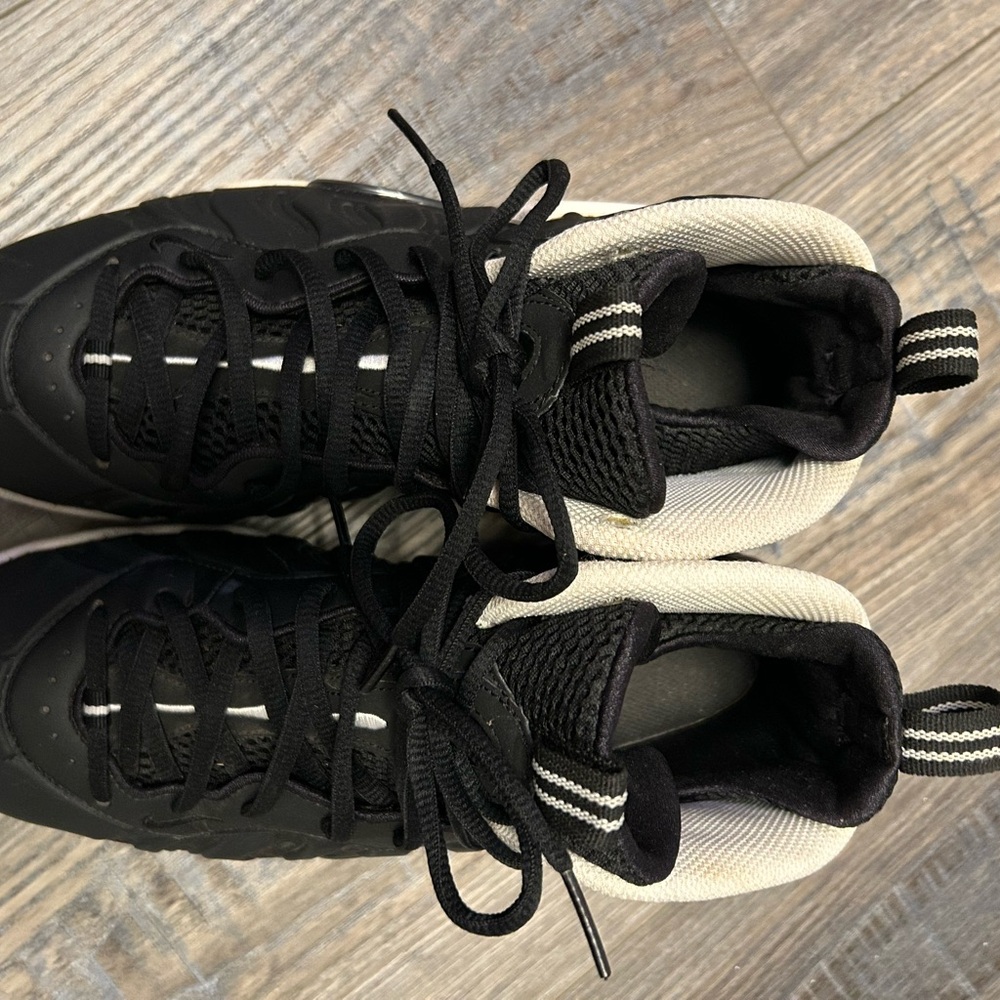 Black and White High-Top Sneakers